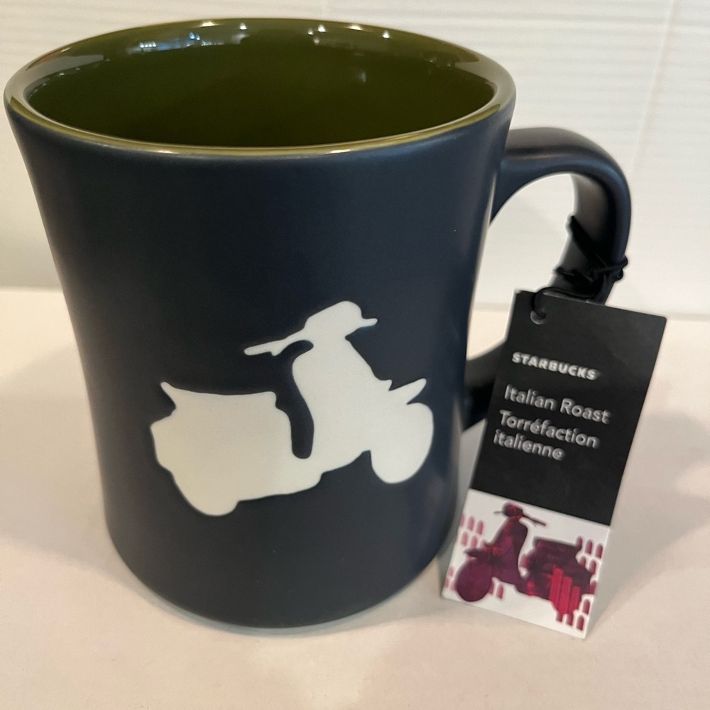 Starbucks collectors mug 2011 embossed with Vespa